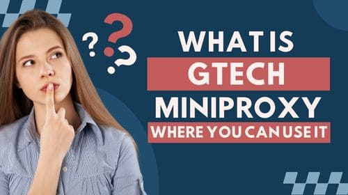 Gtech Miniproxy