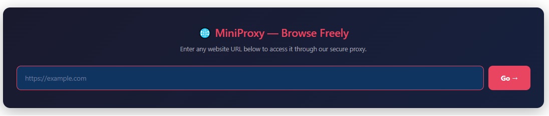 mini proxy url